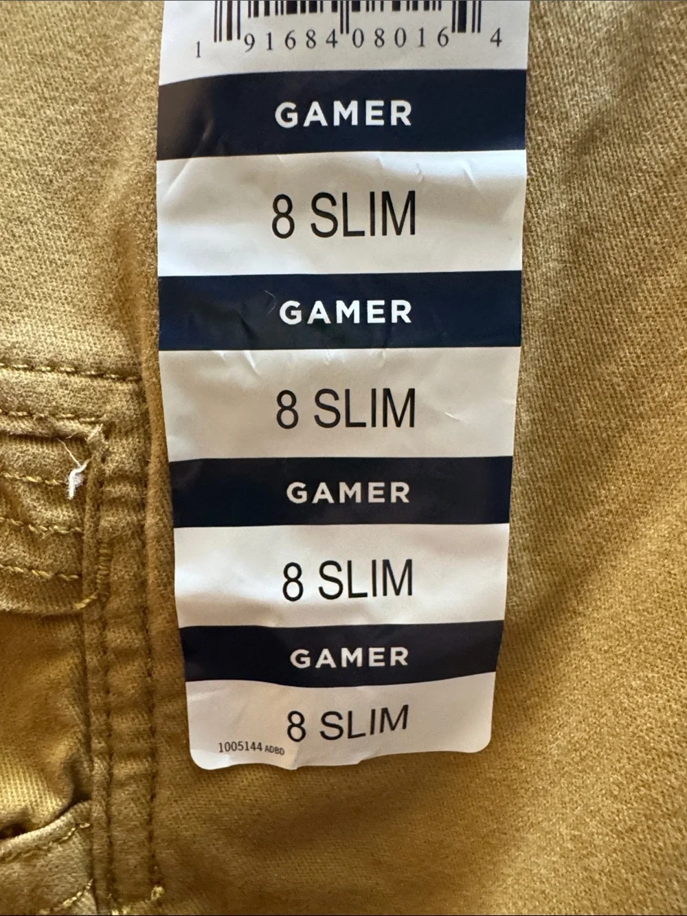 Wrangler Kids Gamer Cargo Joggers -‎ Mustard Brown